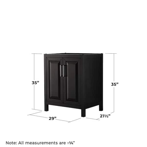 Wyndham Collection Daria 29-in White Bathroom Vanity Cabinet (Mirror Included) Wyndham Collection Daria 29-in White Bathroom Vanity Cabinet (Mirror Included)