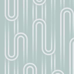 Ups N Downs Pistachio Matte Non Woven Removable Paste The Wall Wallpaper Sample