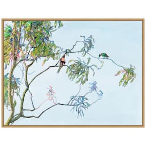 "Eucalyptus Tree" by Urban Road 1 Piece Floater Frame Canvas Transfer Nature Art Print 23 in. x 30 in.