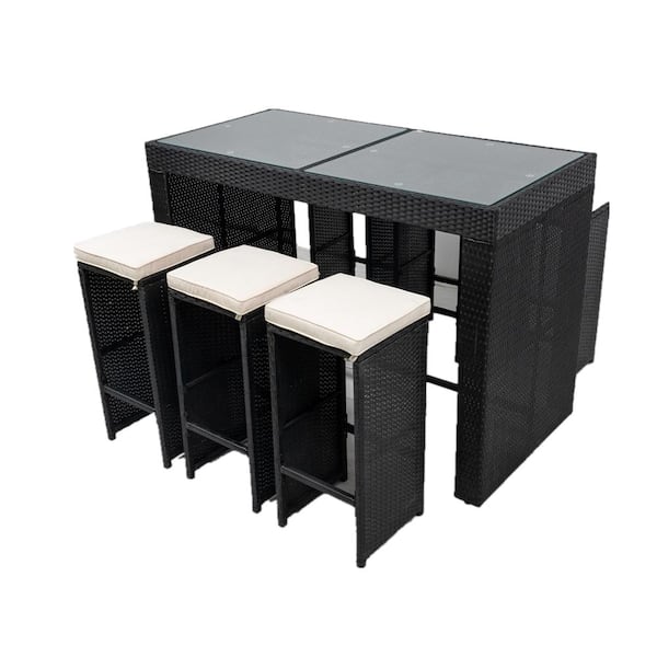 mimosa 7 piece outdoor bar setting