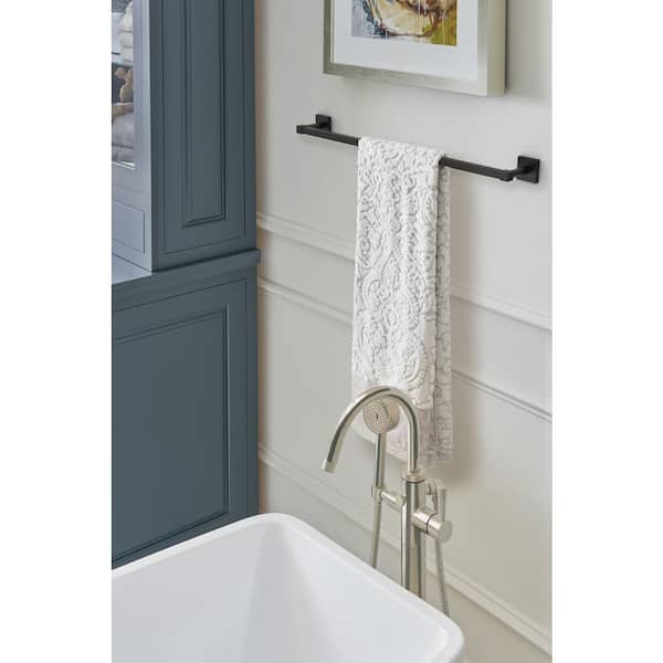 Appoint 24 in. (610 mm) L Towel Bar in Matte Black