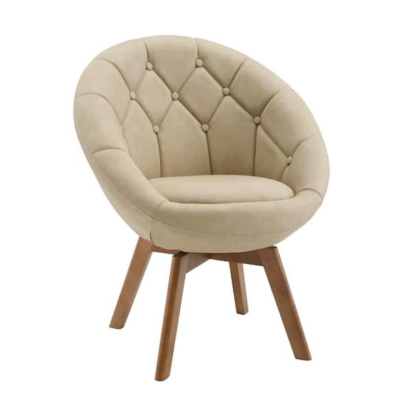 faux leather egg chair