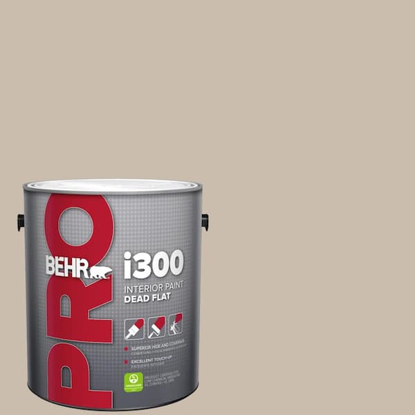BEHR PRO 1 gal. #PPU5-13 Creamy Mushroom Dead Flat Interior Paint
