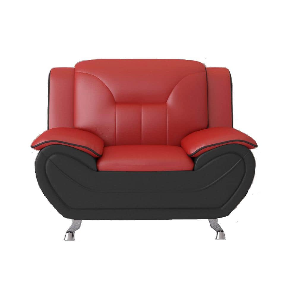 Executive Chair Red Barrel Studio Upholstery Color: Black/Silver