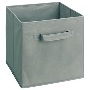 Set of 6 Black and Gray Collapsible Storage Cube Bins 9"x9"x8" FREE SHIPPING 