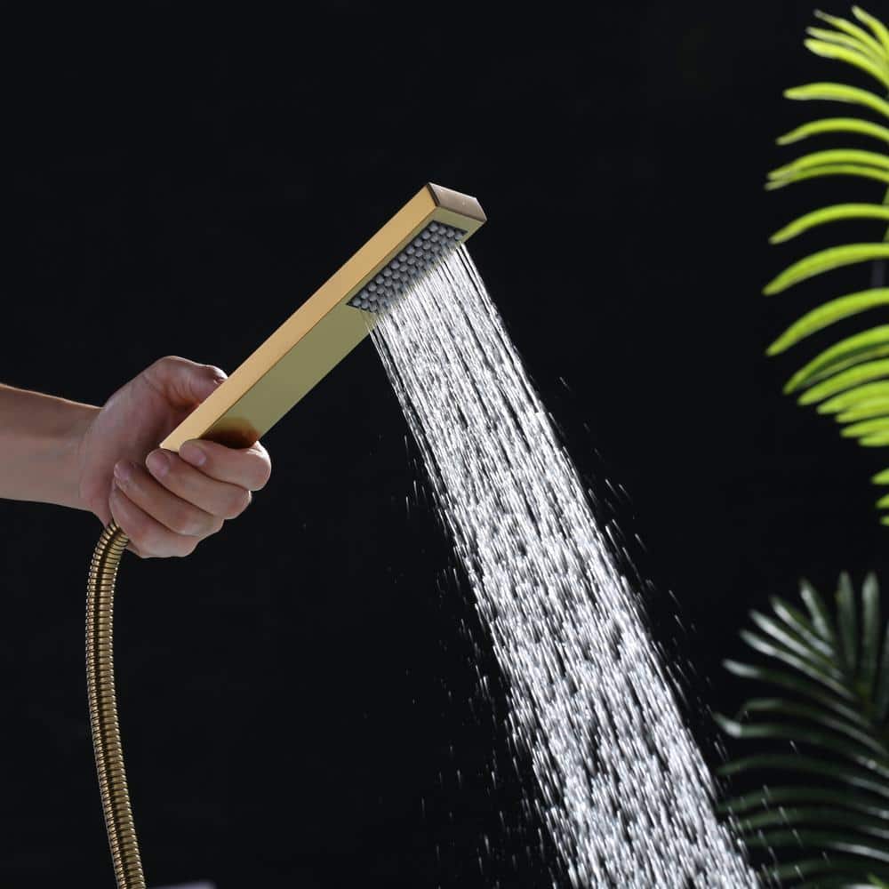 1 Handle Bathroom Freestanding Tub Filler with Diverter