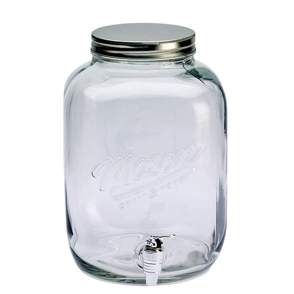 August Grove® 2.5 Gallon Pebbled Glass Beverage Dispenser With Galvanized  Stand - Lid - Spigot - Decorative Round Jar For Drinks - Lemonade Sangria  Tea Water Drink Jar Jug - Home Parties