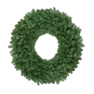 48 in. Green Unlit Deluxe Windsor Pine Artificial Christmas Wreath