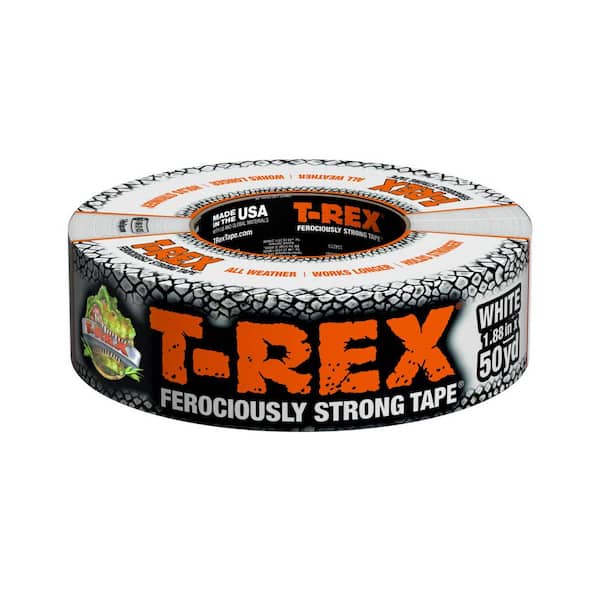 T-REX 1.88 in. x 50 yds. White Duct Tape