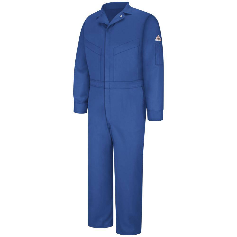 UPC 635062002275 product image for Bulwark EXCEL FR ComforTouch Men's Size 42 (Tall) Royal Blue Deluxe Coverall | upcitemdb.com