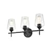 Millennium Lighting 3-Light 22 in. Matte Black Vanity Light 9703-MB ...