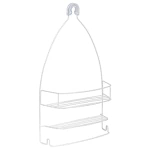 Over-the- Shower Caddy with 1 Shelf, in White