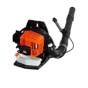 200 MPH 700 CFM 59.7 cc Gas Low Exhaust Emission Engine Backpack Leaf Blower with Tube-Mounted Throttle