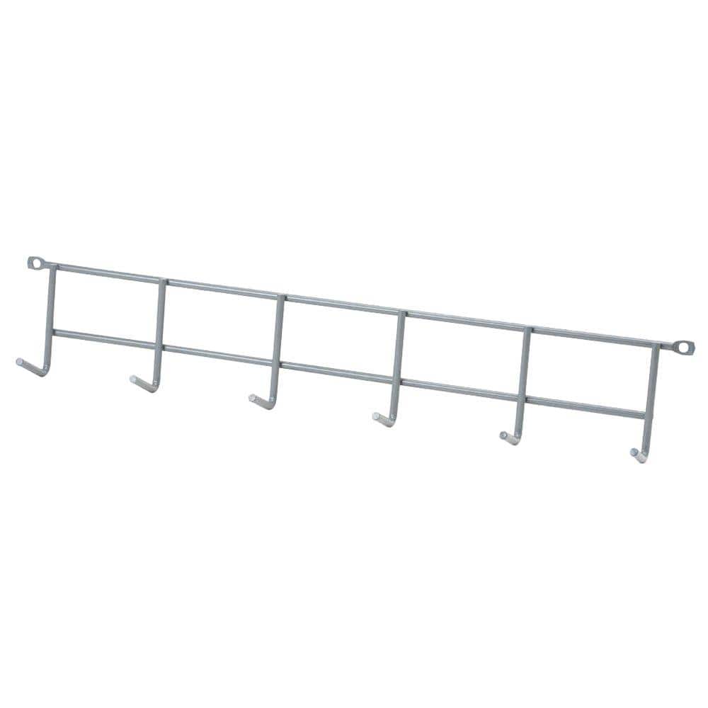 Everlene 60'' Wide 9 - Hook Wall Mounted Coat Rack with Storage in Dri <div  class=aod_buynow></div>– Inhomelivings