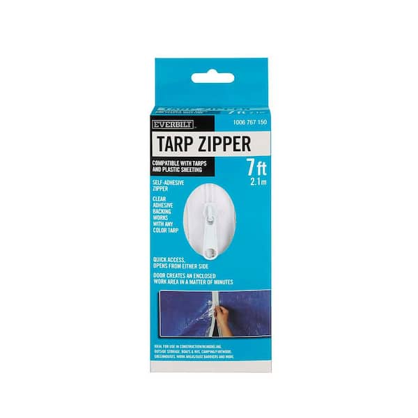 Everbilt 7 ft. Tarp Zipper 21PT0402 - The Home Depot