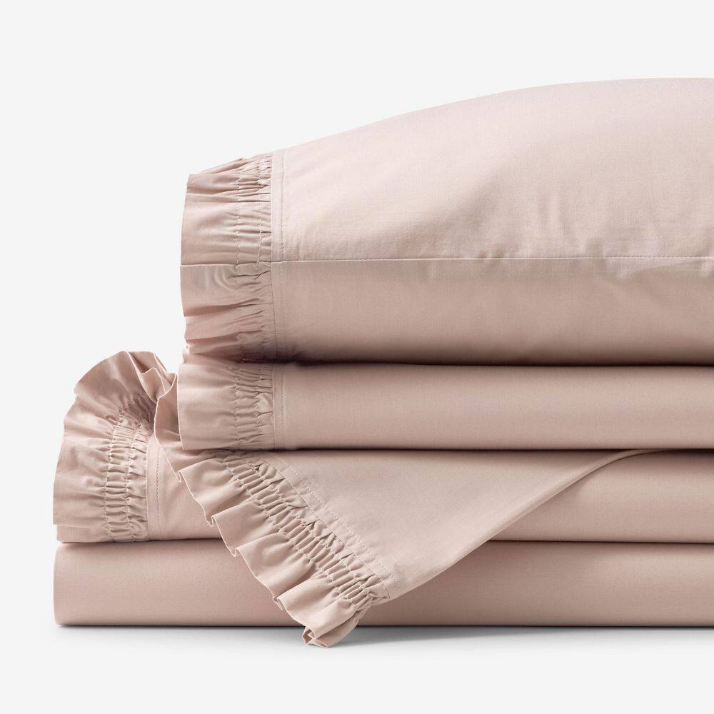Company Cotton Ruffle Garment Wash Rose Twin Sheet Set price history on PriceWatchPro