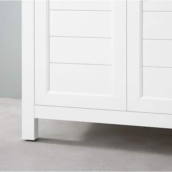 Home Decorators Collection Hanna 24 in. Single Sink White Bath