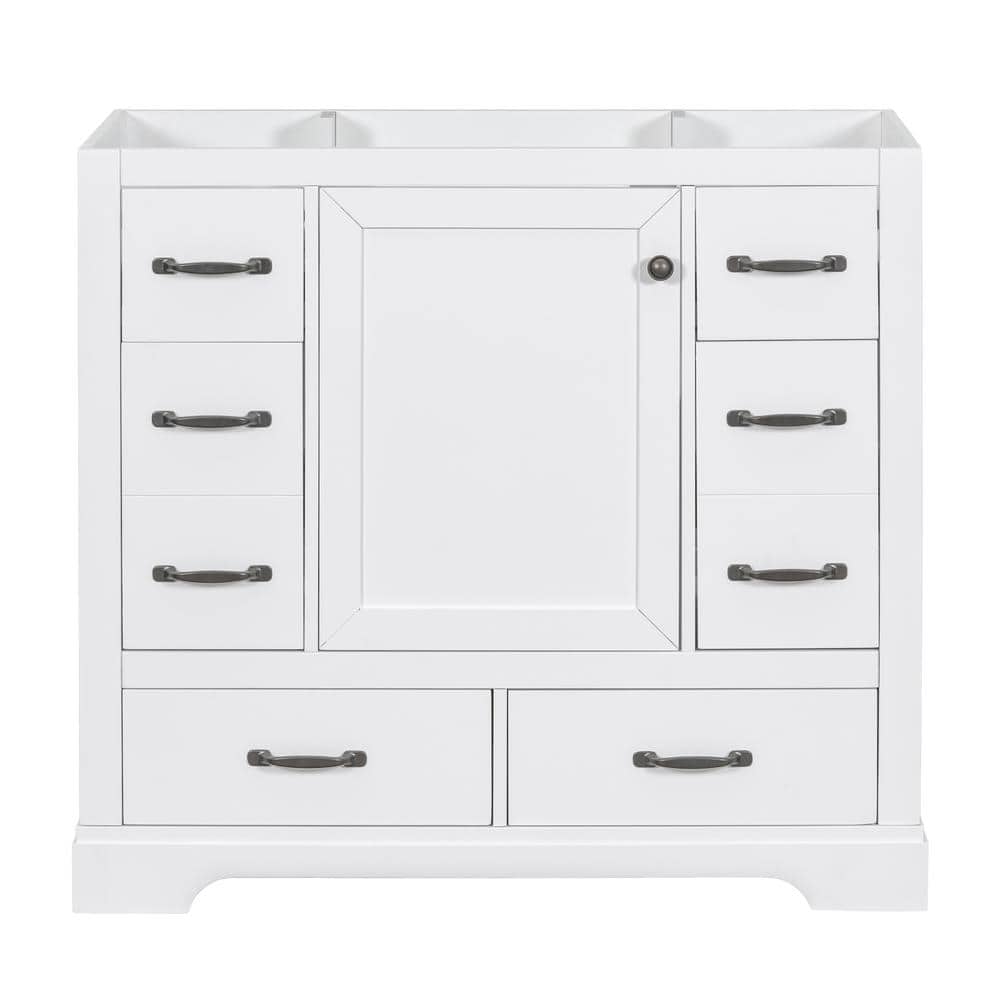 36 in. W x 18 in. D x 33 in. H Freestanding Bath Vanity Cabinet without Top