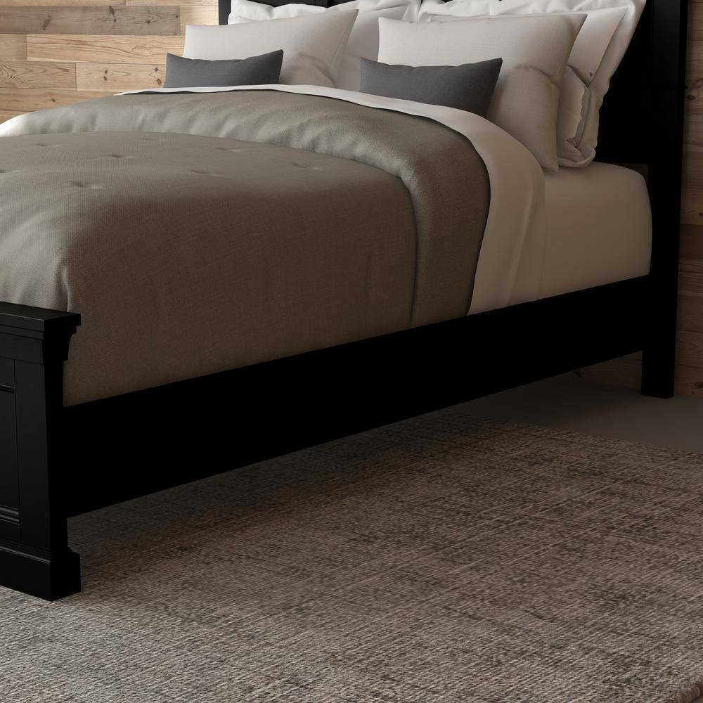 Bedford Black Queen Bed Frame - thumbnail 9