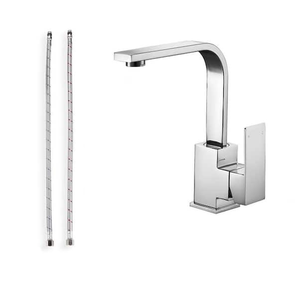 ALEASHA Single Handle Bar Faucet in Chrome