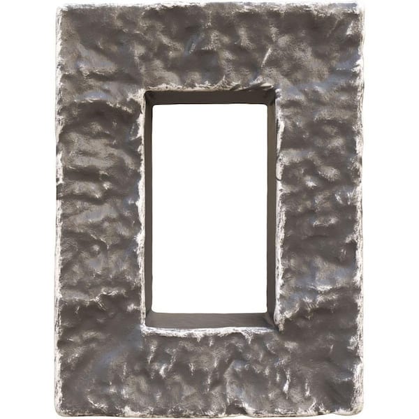 Universal Electrical Cover for EverStone Faux Stone Siding Panels, 5 1/2"W x 1 7/8"D x 7 3/8"H, Graphite Color