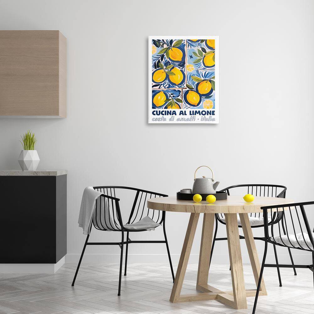 Bright Mediterranean Lemons by Lux + Me Designs Unframed Food Graphic Art Print 30 in. x 24 in. price history on PriceWatchPro