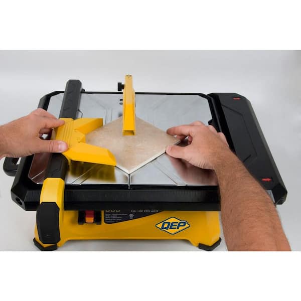 QEP 3/4 HP Wet Tile Saw with 7 in. Diamond Blade 22650Q - The Home