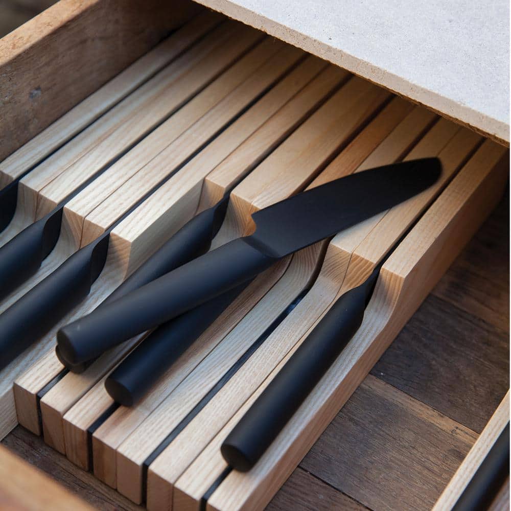 Ron 6" Black Stainless Steel Full Tang Boning Knife