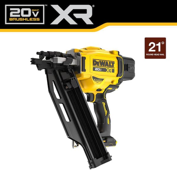 DEWALT 20 Volt 21 Cordless Framing Nailer Tool Only DCN920B