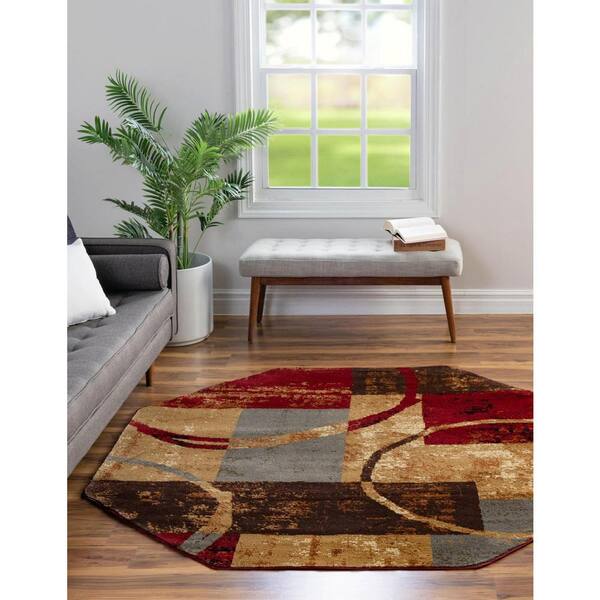 Barista Kouillou Multi 6' 0 x 6' 0 Area Rug