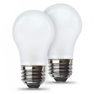 3.38 in. 15-Watt A15 E26 Incandescent White Light Bulb, Soft White 2700K (2-Pack)