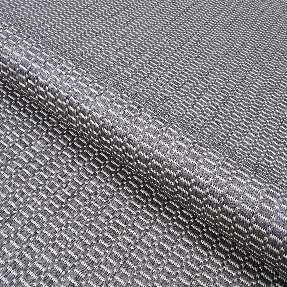 Couristan 5'3" x 7'6" Gray Rectangular Stain-Resistant Rug