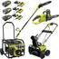 RYOBI 6,500-Watt Gasoline Powered Portable Generator with CO Shutdown