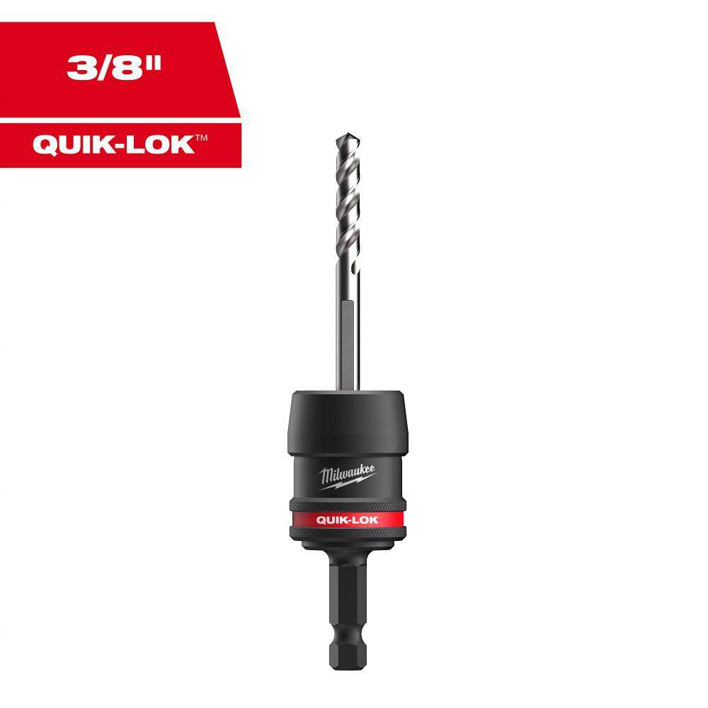 3/8 in. Shank QUIK-LOK Hole Saw Arbor Set