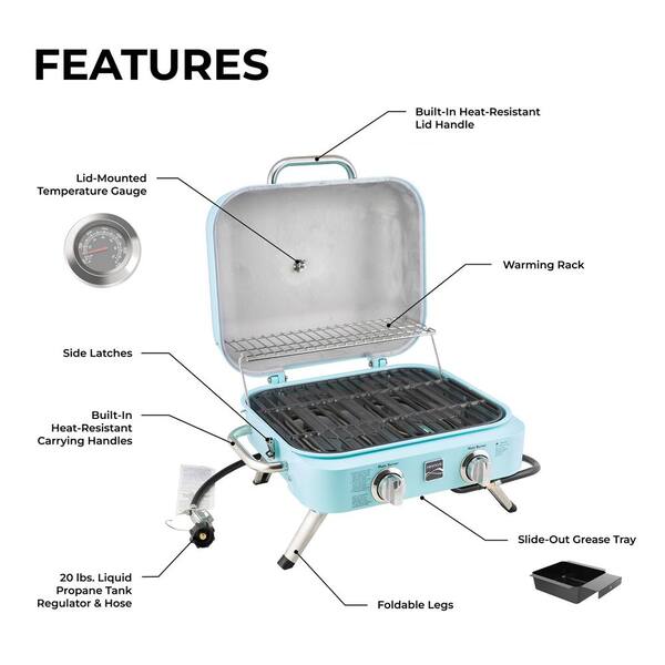 Sunbeam deals Electric Grill Model BC1712E Blue Electric BBQ