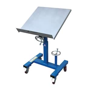 300 lb. 24 in. x 24 in. Mobile Tilting Work Table