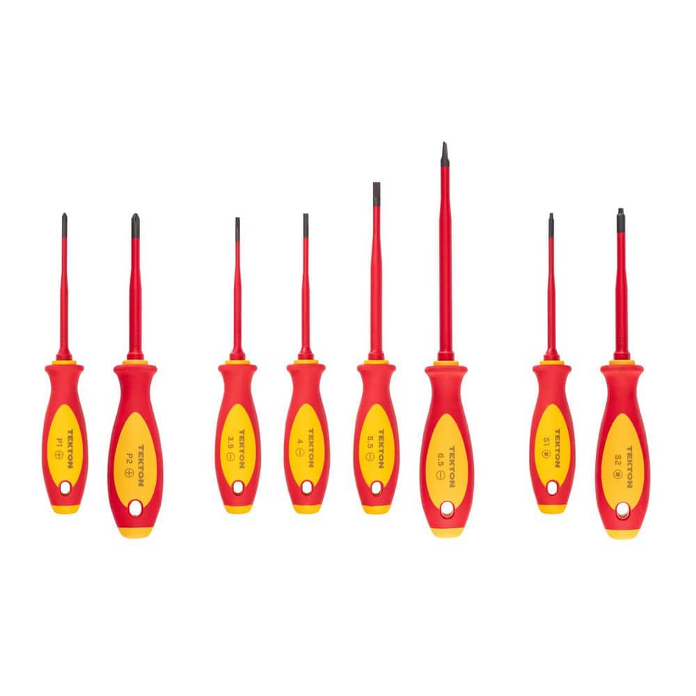 Phillips, Slotted, Square Insulated Screwdriver Set, 8-Piece (#1-#2,3.5-6.5 mm, #1-#2) price history on PriceWatchPro