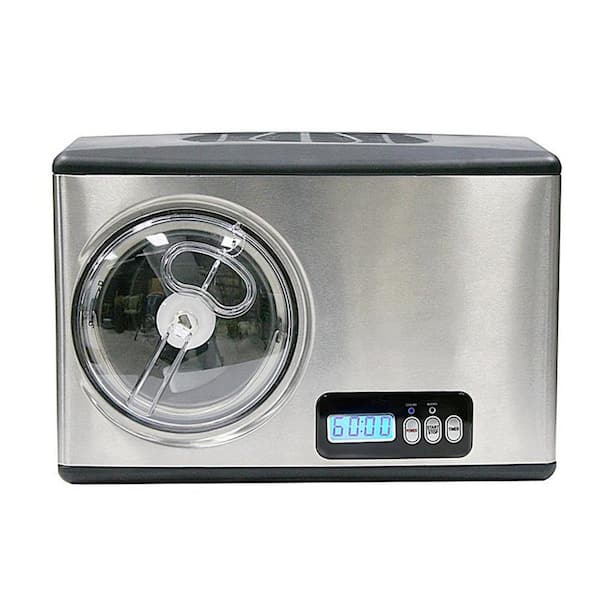 Whynter 1.6 Qt. Stainless Steel Electric Ice Cream Maker with Built-In Timer
