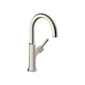 Locarno 1-Handle Bar Faucet in Stainless Steel Optic