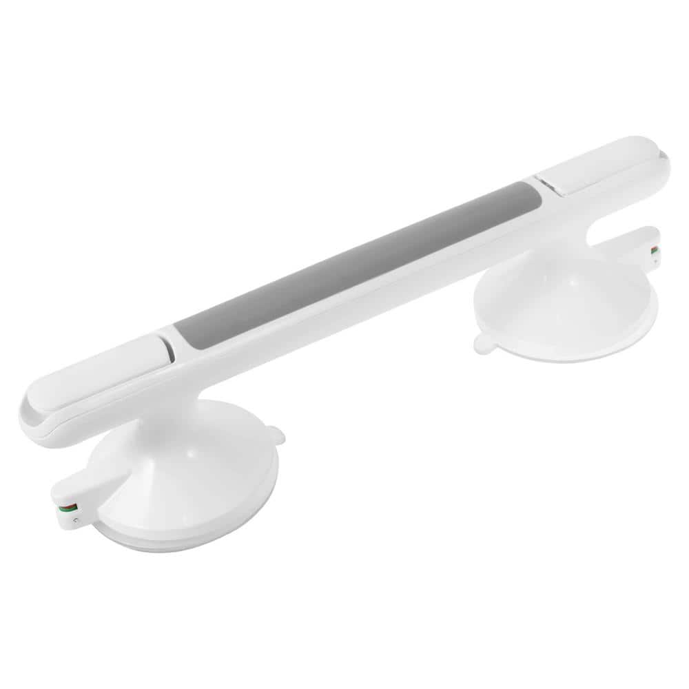 12 .9 in. Shower Grab Bars for Bathroom Indicators Strong Suction Cup Handl