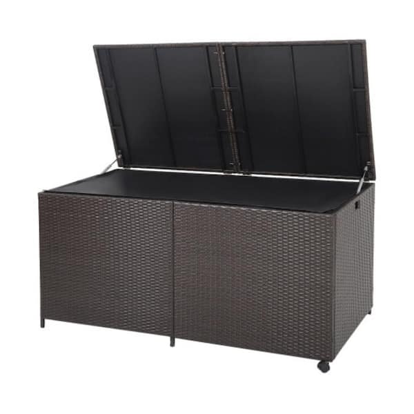 175 gal. PE Rattan Deck Box