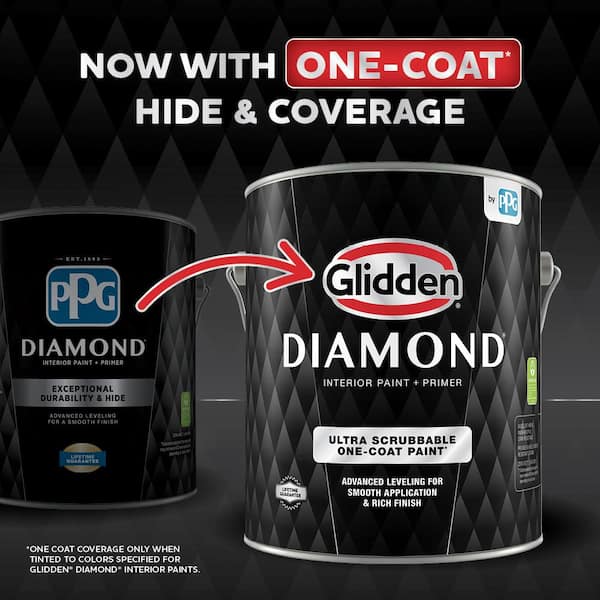 Glidden Diamond 5 gal. PPG1115-2 Sage Splash Satin Interior Paint with  Primer PPG1115-2D-05SA - The Home Depot
