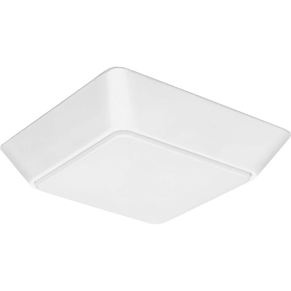 Versi Lite 9-Watt Textured White Integrated LED Flush Mount