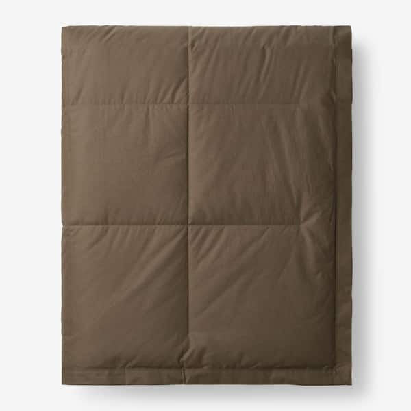 The Company Store LaCrosse Loftaire Down Alternative Sepia Cotton Full/Queen Blanket
