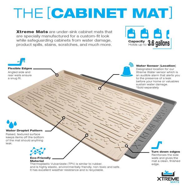 CABISHIELD Protective Cab Mat 36 inch under sink builder series light duty 36” 