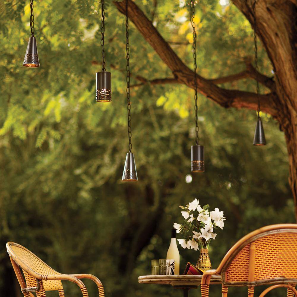Bronze Aluminum LED Indoor/Outdoor Pendant Light