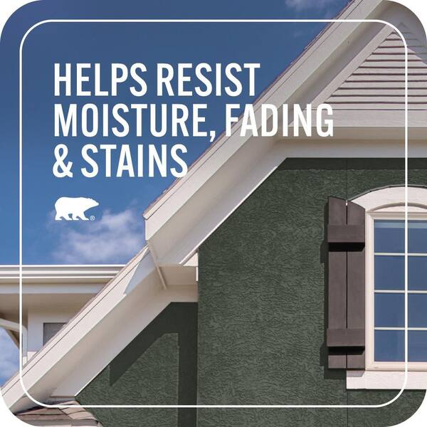 BEHR PREMIUM PLUS 1 gal. #BXC-12 Deep Forest Flat Exterior Paint