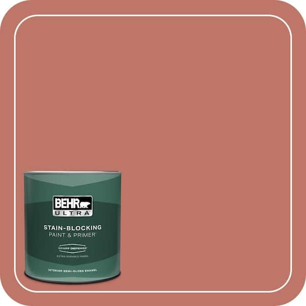 BEHR ULTRA 1 qt. Home Decorators Collection #HDC-FL14-2 November Extra Durable Semi-Gloss Enamel Interior Paint & Primer