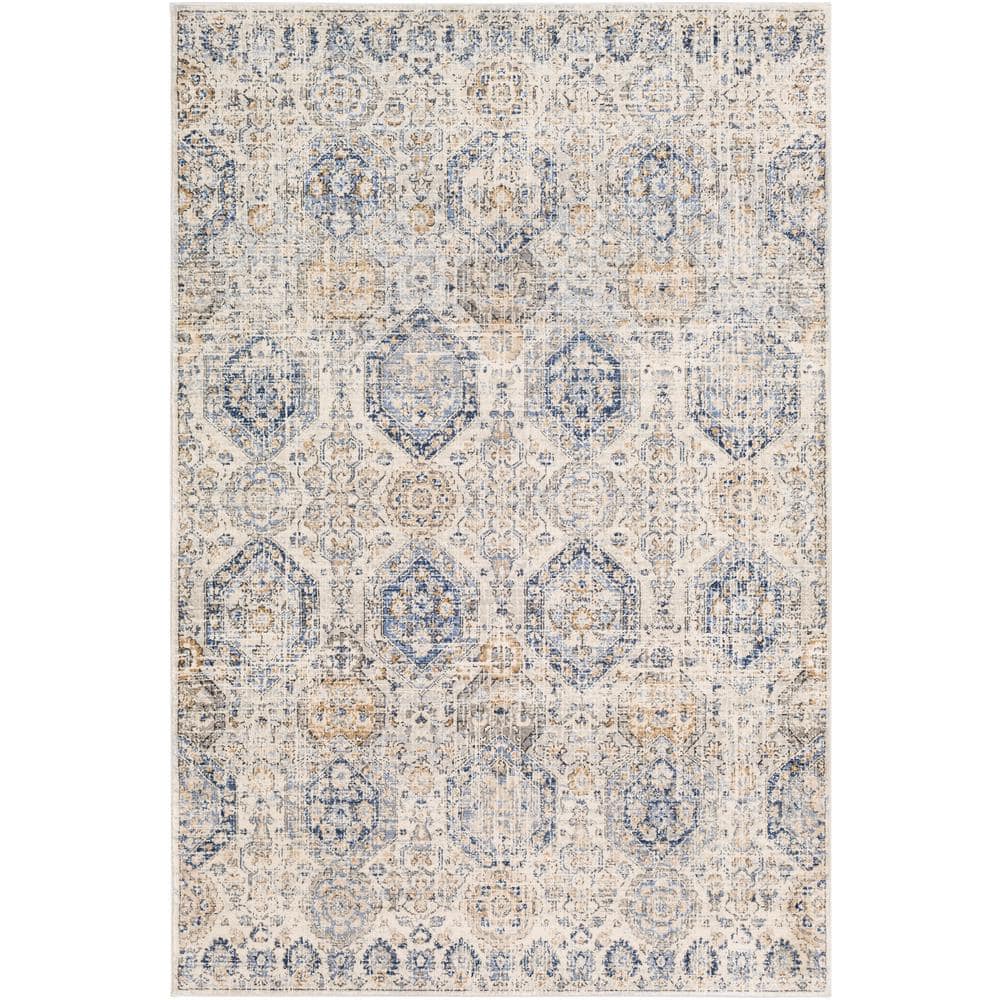 Livabliss Arlene Blue 6 ft. 7 in. x 9 ft. Oriental Area Rug