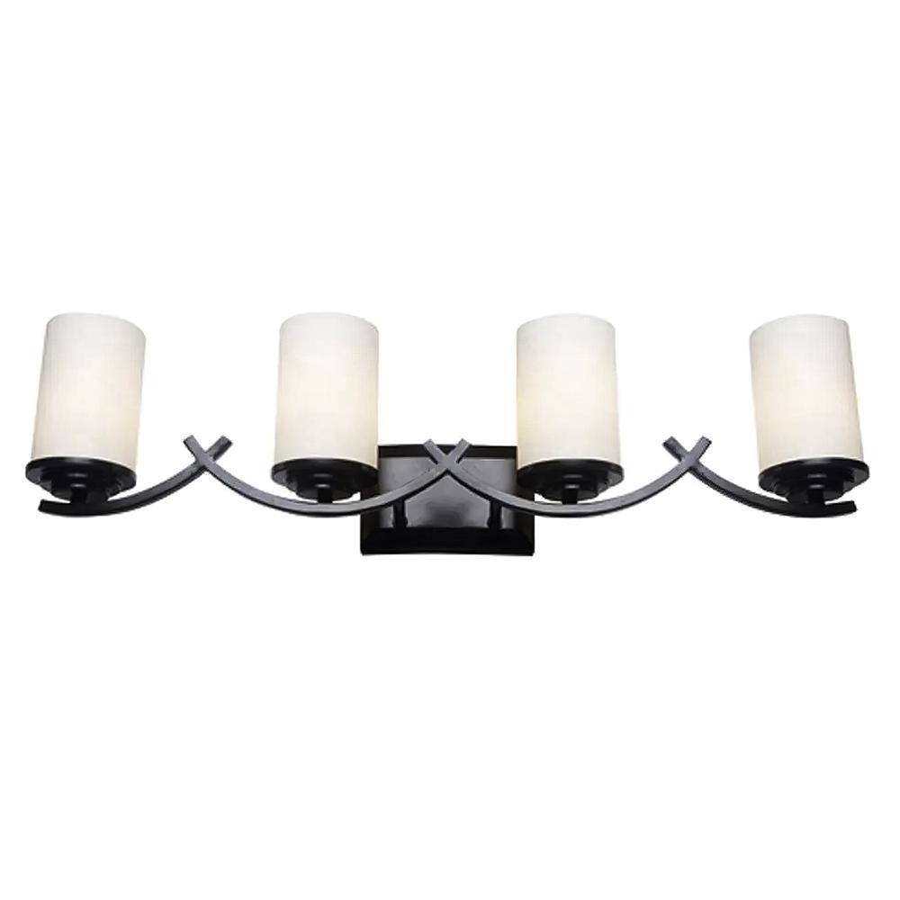 Oil Rubbed Bronze 4-Light Dimmable Vanity Fixture